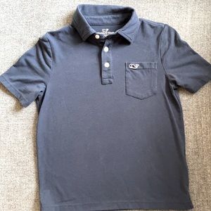 Vineyard Vines Boy’s Edgartown Navy Polo - Size 6